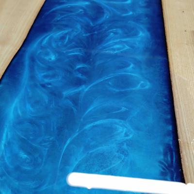 Table Basse Bleu 1